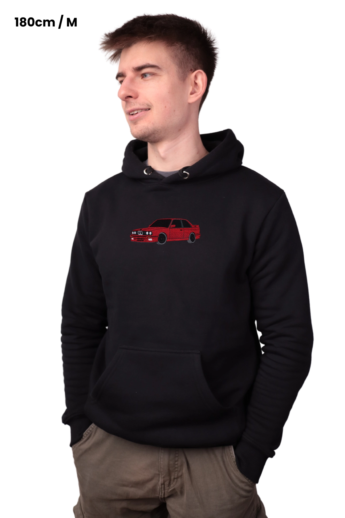 e30-model Bluza z BMW E30 – widok z przodu na modelu